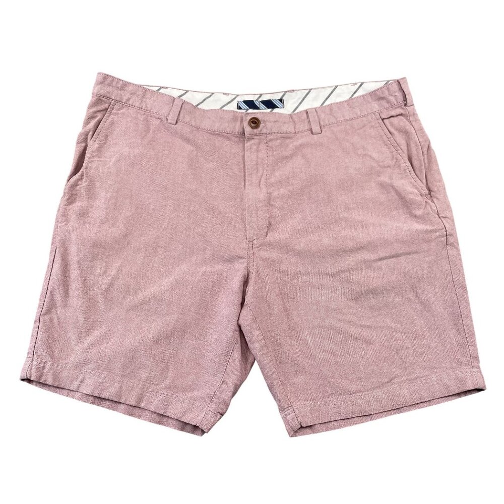 Brooks Brothers Red Fleece Shorts Mens 40 Red 100% Cotton Summer